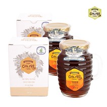 [허니원] 밤꽃 벌꿀 핸들컵 300gx2병, 1박스