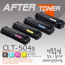 삼성 SL-C1454FW 프린터호환 비정품토너, 04 빨강 CLT-M504S, 1개