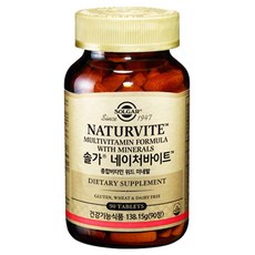 솔가 네이처바이트 종합비타민 위드 미네랄 90정