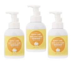 슈퍼케어 세이프 핸드워시 레몬향, 500ml, 3개입