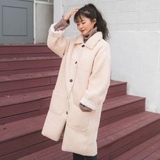 엔비룩 여성용 포근뽀글이코트