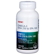 GNC 오메가-3 DHA 250 & EPA 100