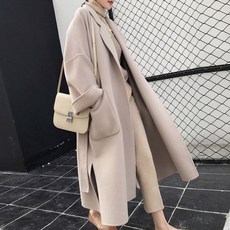아임럭시 플레인(3162) 오버핏 슬릿 코트