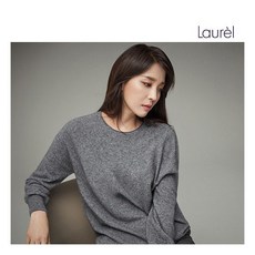 [라우렐] () 라쿤울 블렌디드 홀가먼트 니트(라운드넥 그레이)