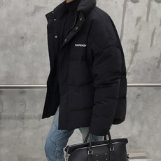 남자 데일리 스트릿 숏패딩