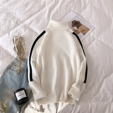 스텔라2 남성터틀넥 니트티셔츠 루즈핏빅사이즈W11