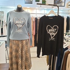 스테파니 왓 유 러브 스팽클 니트 A19SW9806 뉴코아울산점