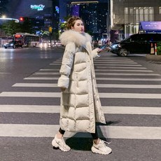 2019 겨울 루즈핏 여성 롱패딩 후드 점퍼