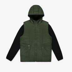 라코스테 남성 배색 리버서블 후드 집업 자켓 LCST BH8849-19CZQ2