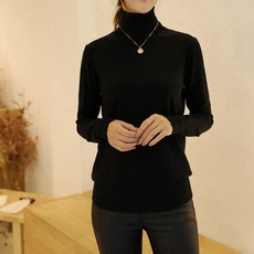 썬홈쇼핑 여성 터틀넥 니트ANL11