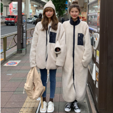 2019FW 이스트도어 양털 롱후리스
