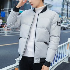 제아이 남성 남자 포트 레터링 패딩 기본패딩 숏패딩 베이직패딩 레터링패딩 데일리패딩