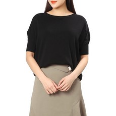 [보브][18여름]소매 시보리 반팔니트7158250302(갤러리아)
