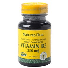 네이처스플러스 비타민 B2 250mg 타블렛, 60개입