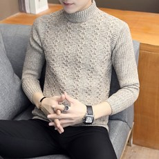 [마마루시아] 남성 터틀넥 니트 스웨터 yg11