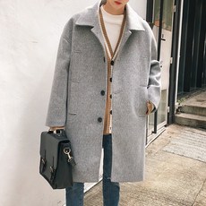 남자 겨울 모직 하프코트 심플 모던룩 3COLOR 캐주얼 더블포켓 인기템