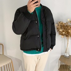 멜비 아크웰 남자 겨울 숏패딩 점퍼