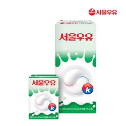 서울우유 멸균 흰우유, 200ml, 12개