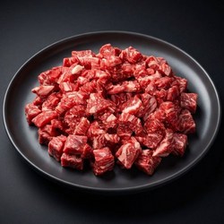 1++ 한우 국거리 냉장 소고기 미역국 찌개용 탕용, 300g, 1개