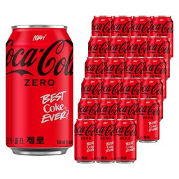 코카콜라 제로 350ml 24개, 건강한 선택과 합리적인 가격!