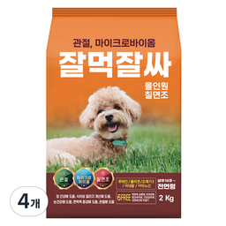 잘먹잘싸 6free 강아지 사료, 칠면조, 2kg, 4개 · 4개 · 2kg