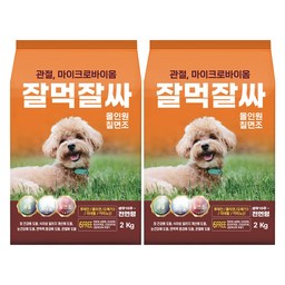 잘먹잘싸 6free 강아지 사료, 칠면조, 2kg, 2개 · 2개 · 2kg