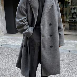 트렌치코트 남성 클래식 착용 이미지