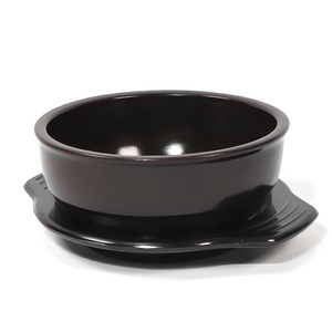 진뚝배기 직화 설렁탕기A 2호 + 멜라민 받침 세트, 17.8cm, 1개