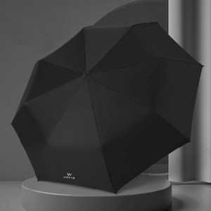 WEEVE UV99.9% 자외선 차단 암막 접이식 원터치 3단 자동 우산 양산 겸용 + 커버포함