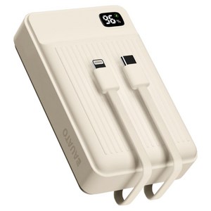 바우아토 고속 입출력 케이블 일체형 미니 대용량 난연 보조배터리 20000mAh C타입 애플8핀 PD 22.5W