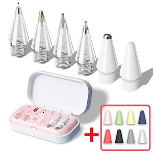 아이패드 애플펜슬 펜촉 1/2/3세대 프로 USB-C타입 호환 펜촉 세트 케이스나라