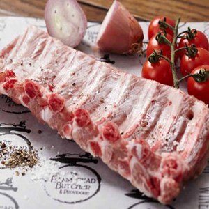 [행복미트] 돼지 등갈비 수입산 살이 두꺼운 최고의 로인립 구이용 찜용 2kg [당일발송]