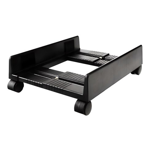 수지씨앤엘 PC 본체받침대 일반형, 블랙, 1개