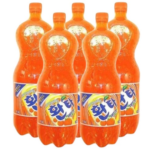 환타 오렌지, 1.5L, 5개