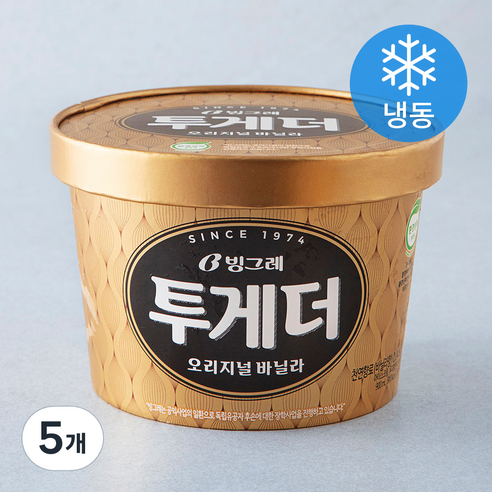 빙그레 투게더 오리지널 바닐라 아이스크림 (냉동)