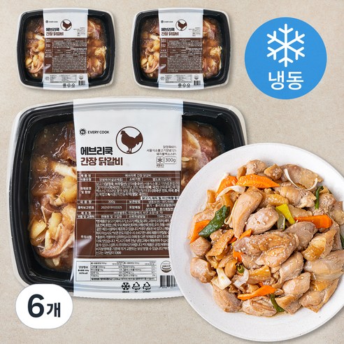 [로켓프레시] 에브리쿡 간장 닭갈비 (냉동)