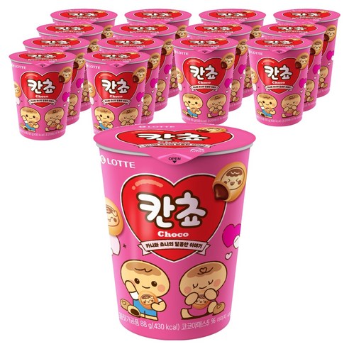 롯데웰푸드 칸쵸 컵, 88g, 5개