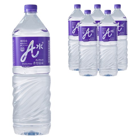 에이수 Rap 알칼리 암반수, 2L, 6개