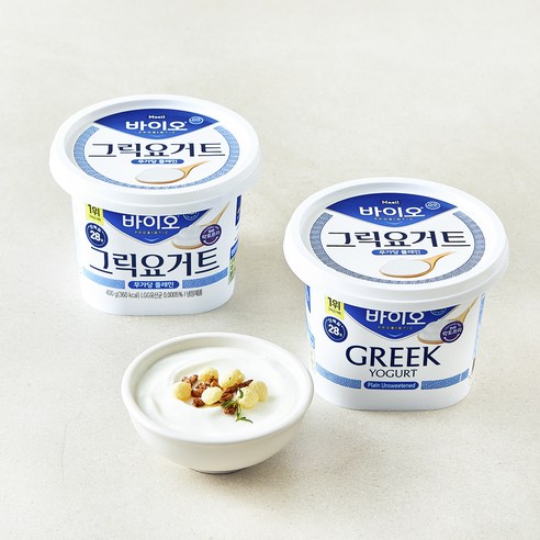 단맛을 조절하며 요거트볼과 스무디 질감을 잡기 좋은 무가당 그릭요거트입니다. - 1
