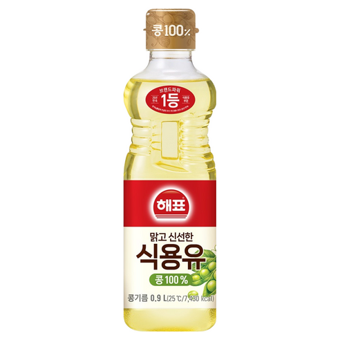 사조 해표 콩기름 식용유, 4,680원 한 병 살 때도 저는 이것부터 봐요 1