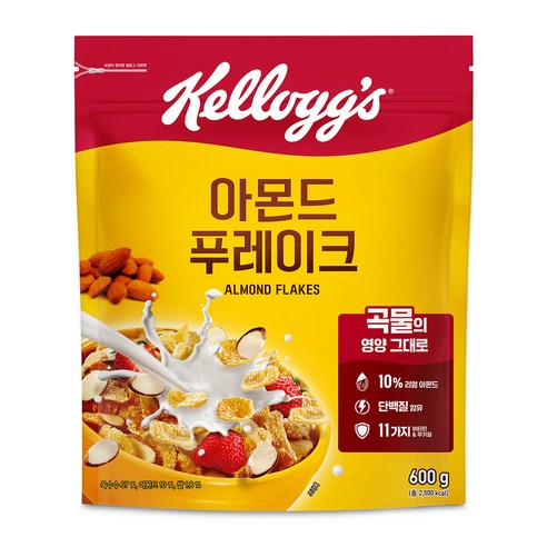 켈로그 아몬드 푸레이크 시리얼