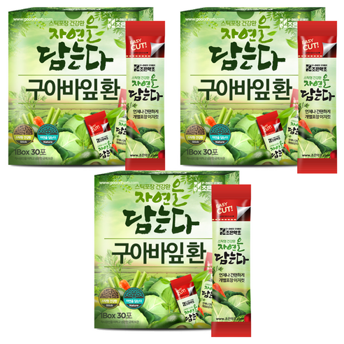 조은약초 자연을 담는다 프리미엄 구아바잎환 스틱, 90g, 3개