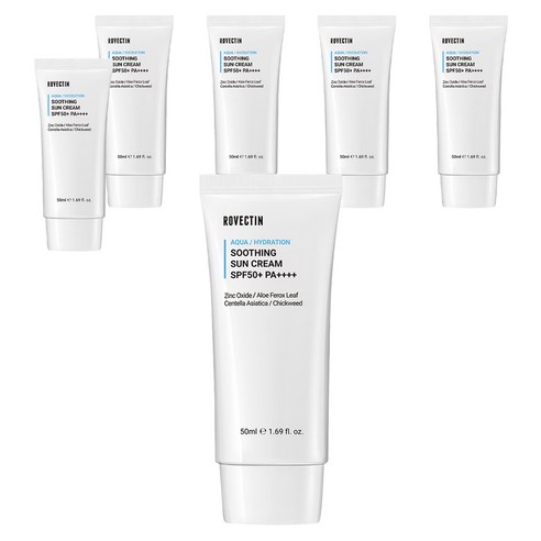 로벡틴 아쿠아 수분 선크림 SPF50+ PA++++, 50ml, 6개
