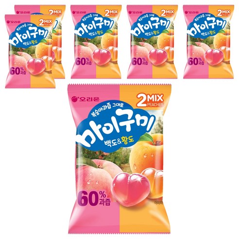 마이구미 복숭아과즙 그대로 백도황도