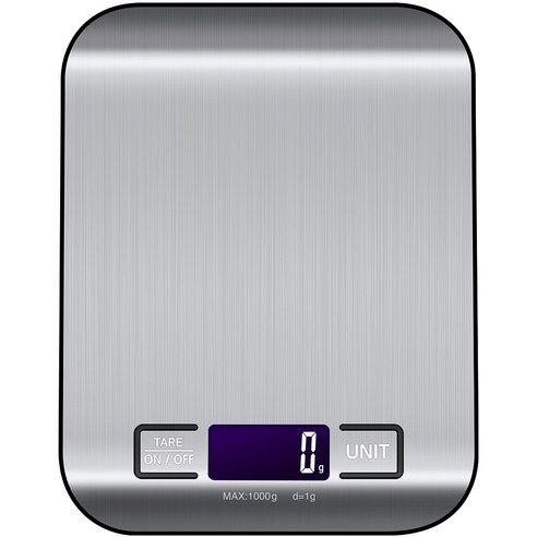 홈플래닛 스테인레스 디지털 백라이팅 주방저울 1kg - 1
