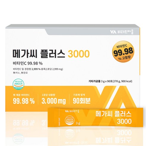 비타민마을 메가씨 플러스 3000 90p, 270g, 1개