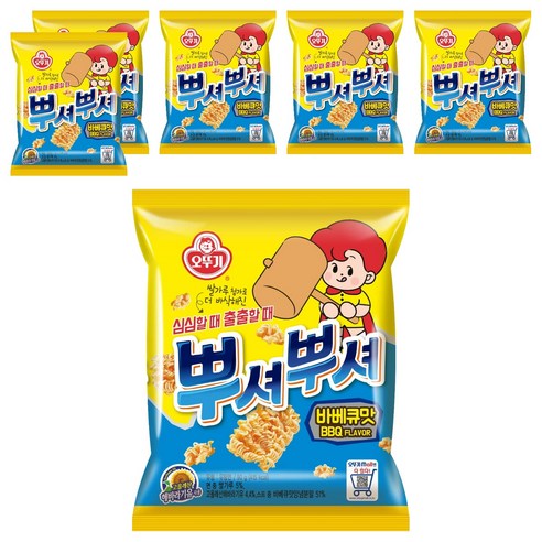 오뚜기 뿌셔뿌셔 바베큐맛