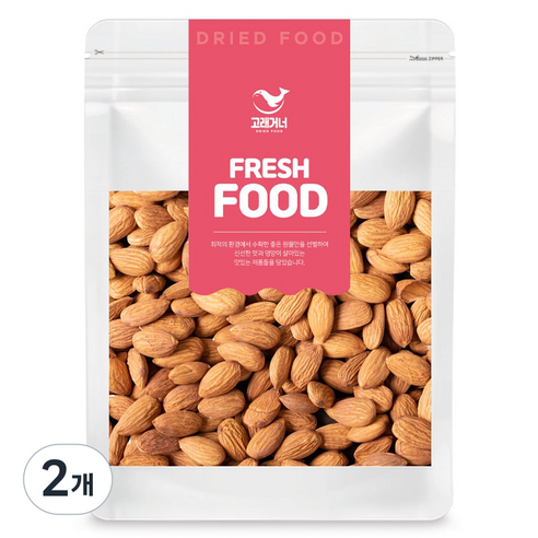 고래거너 볶음아몬드, 1kg, 2개