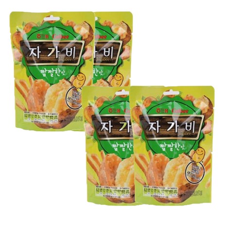 해태제과 자가비 짭짤한 맛, 45g, 4개