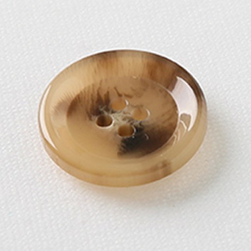 HR빅버튼 모던 단추 23mm, 다크 베이지, 4개입